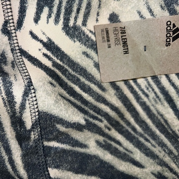 Adidas Leggings Zoe Saldana Active Multisport Tights Oxide Halo Green Sz 1X New - Picture 4 of 5